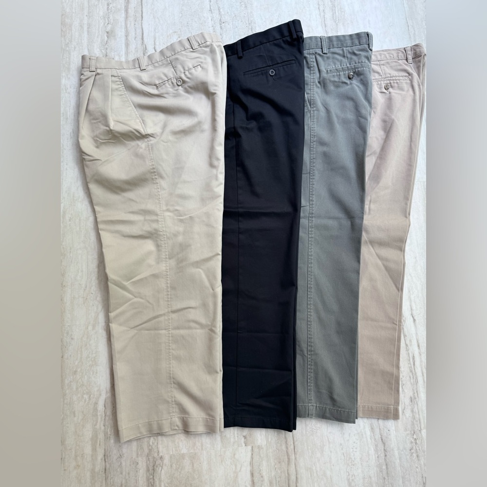 4 Dockers Men's Classic Pants - Black, Olive And Beige